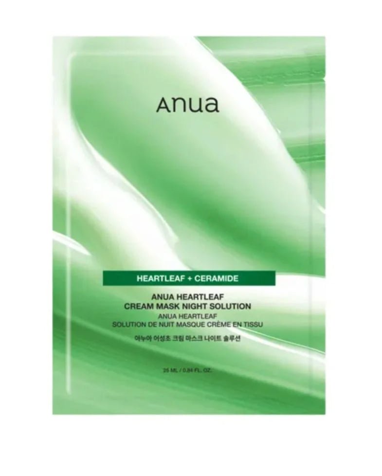 Anua Heartleaf Cream Mask Night Solution 25ml (10pcs) - MeStore - Anua