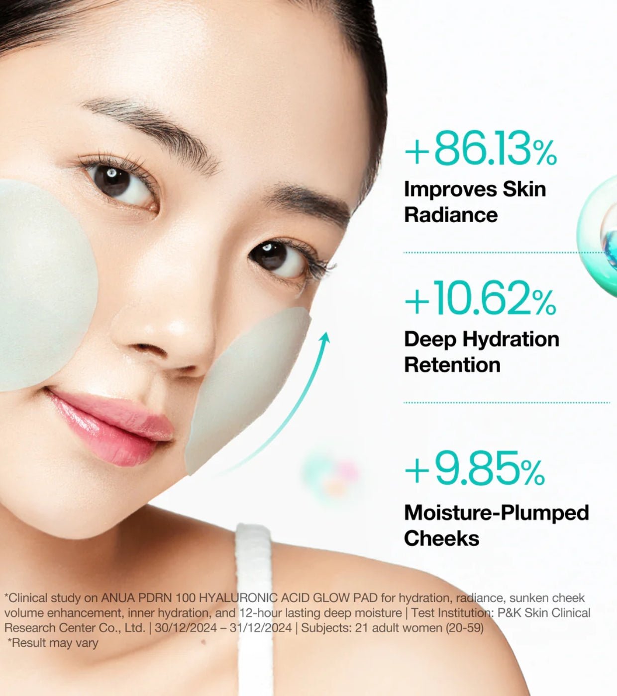 ANUA - PDRN 100 HYALURONIC ACID GLOW PAD 180ml - MeStore - Anua