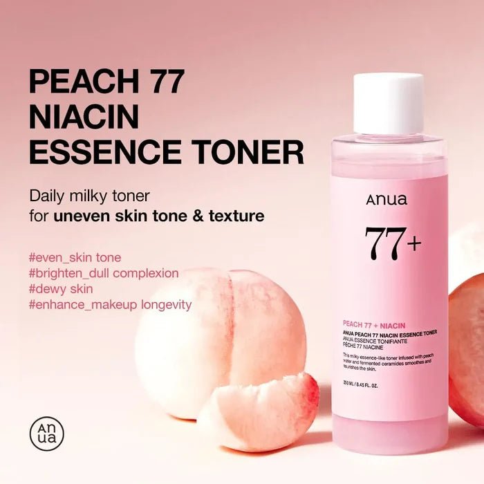 Anua Peach 77+ Niacin Essence Toner 250ml - MeStore - Anua