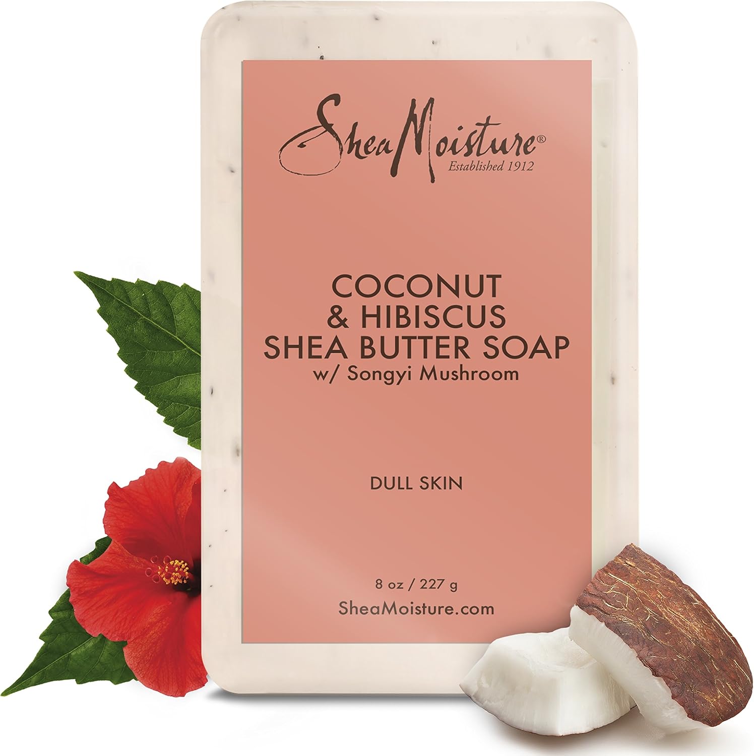 COCONUT HIBISCUS BAR SHEA BUTTER - 8 OZ - MeStore - Shea Moisture