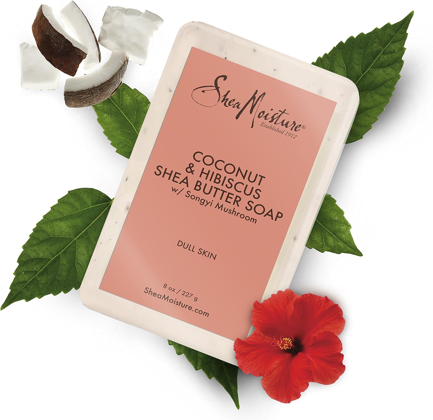 COCONUT HIBISCUS BAR SHEA BUTTER - 8 OZ - MeStore - Shea Moisture