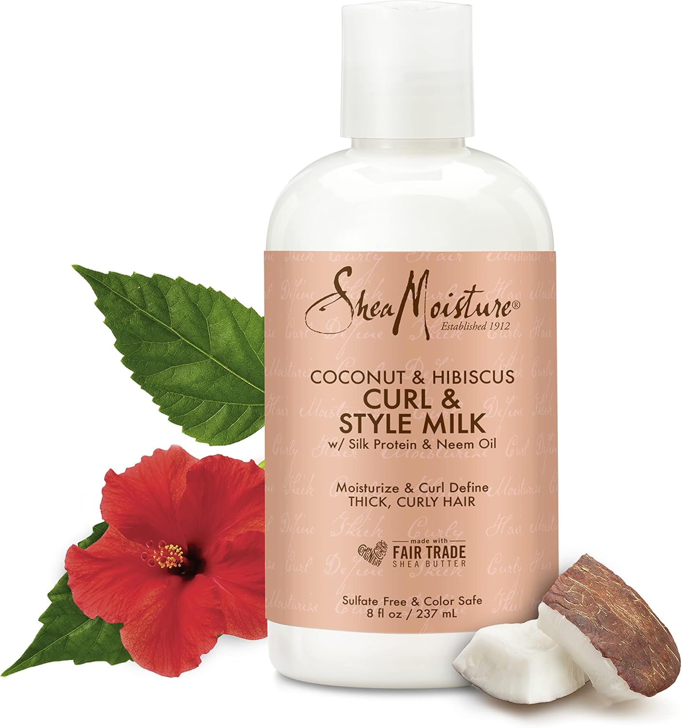 Coconut & Hibiscus Curl + Shine Style Milk - 8 Oz. - MeStore - Shea Moisture