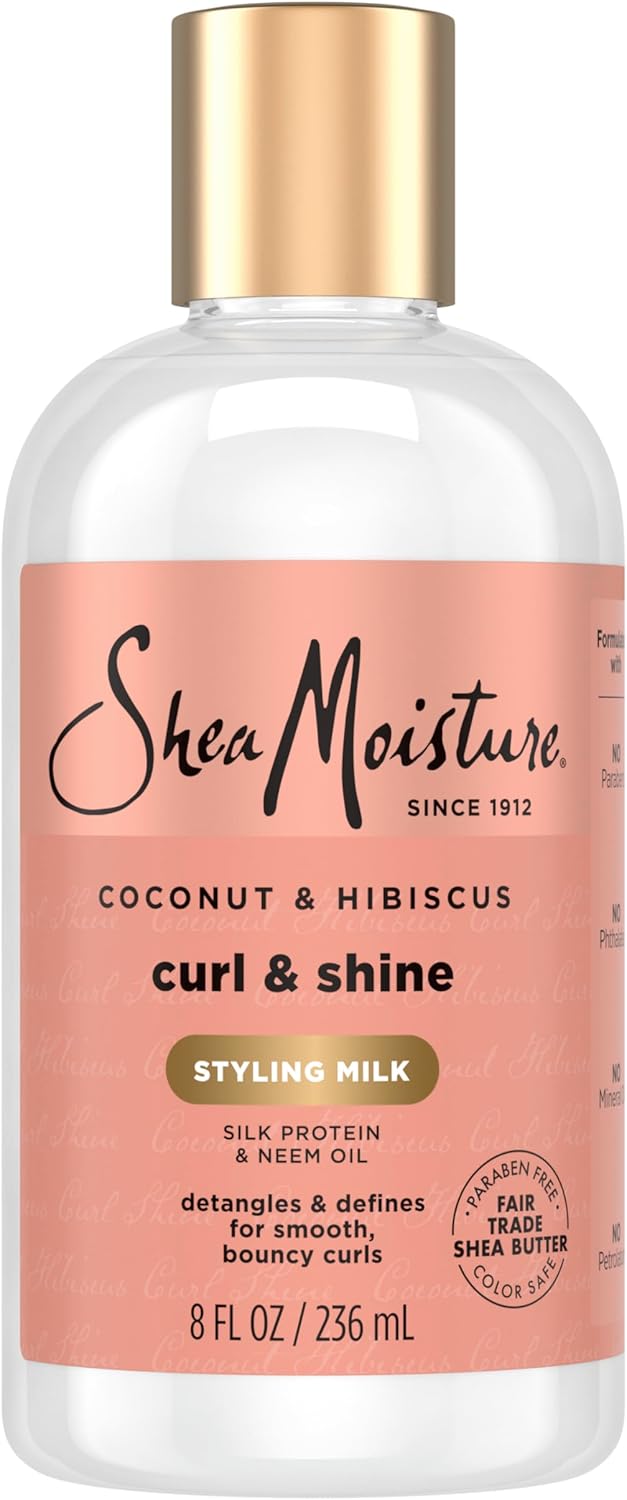 Coconut & Hibiscus Curl + Shine Style Milk - 8 Oz. - MeStore - Shea Moisture