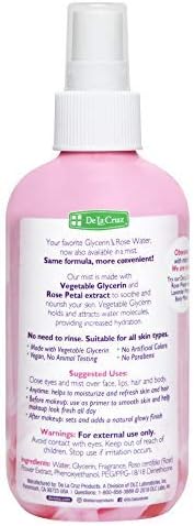DE LA CRUZ GLYCERIN & ROSE WATER SPRAY 8 fl. oz. - MeStore - DE LA CRUZ