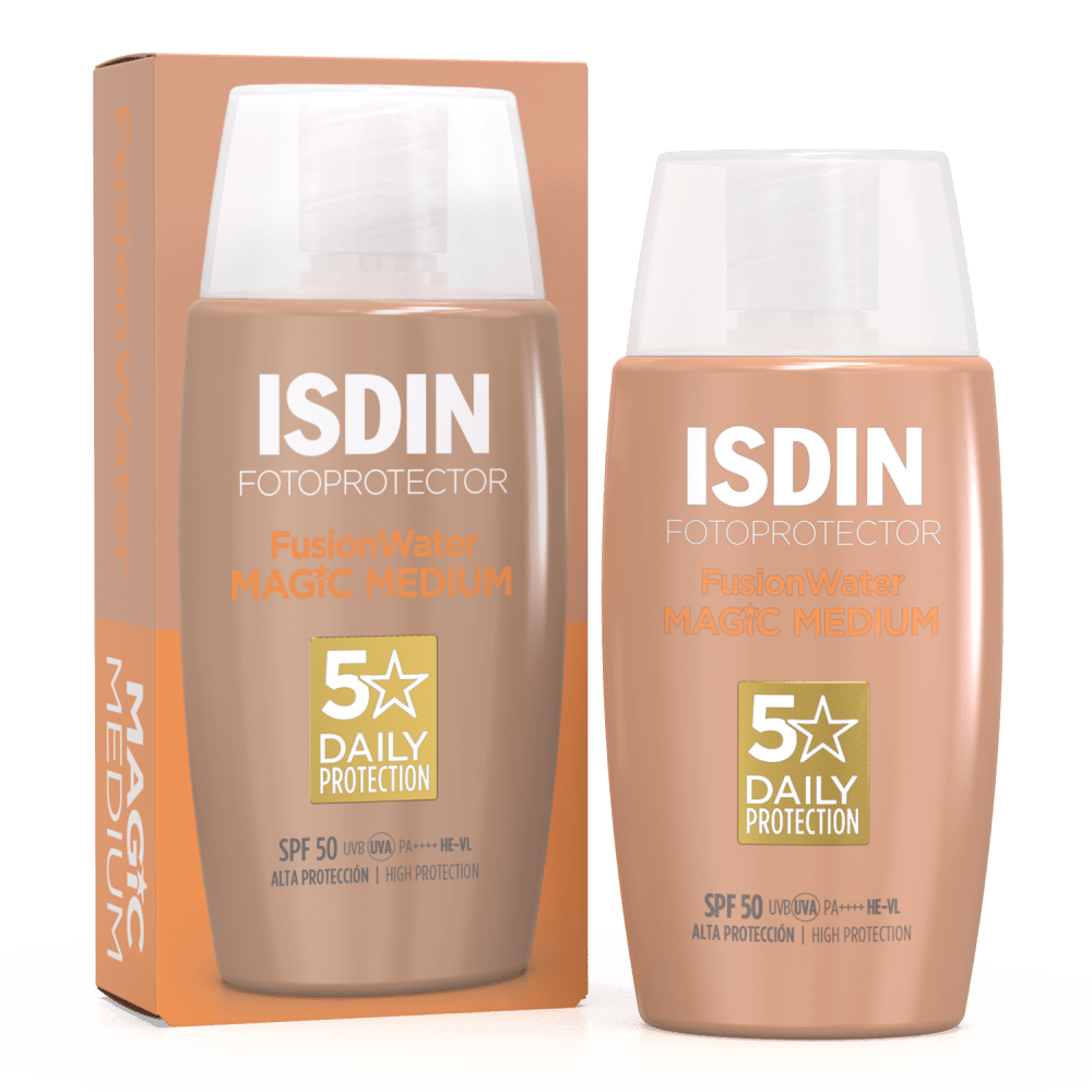 Isdin Fotoprotector Fusion Water Color SPF50 Medium 50ml - MeStore - ISDIN