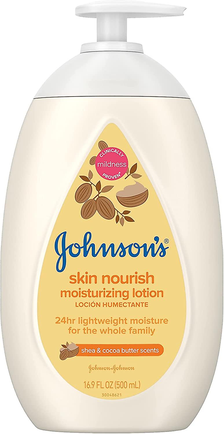 Johnson's moisturizing baby lotion, shea & cocoa butter, 16.9 oz - MeStore - Johnson's