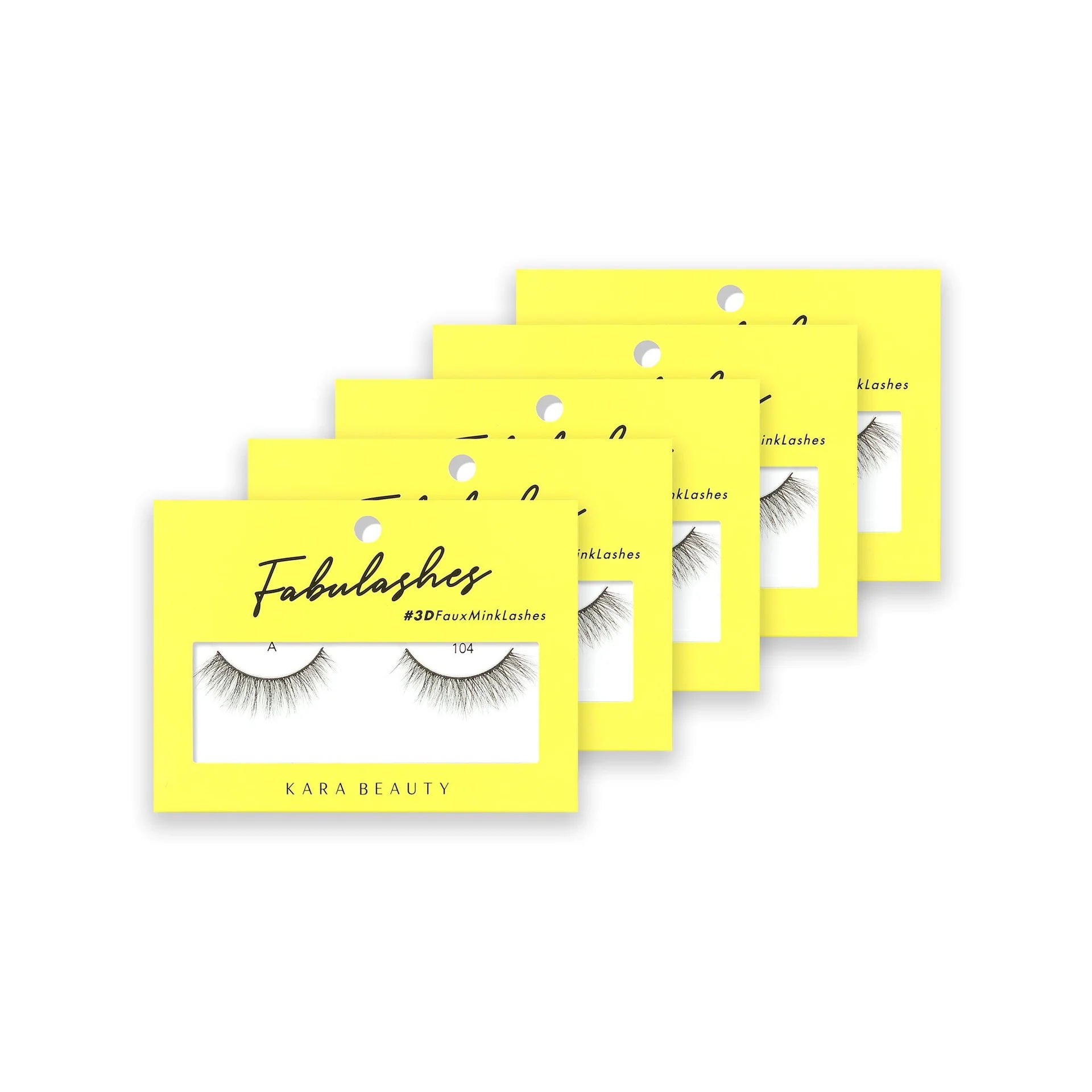 Kara Beauty A104 - 3D Faux Mink Lashes - MeStore - Kara Beauty