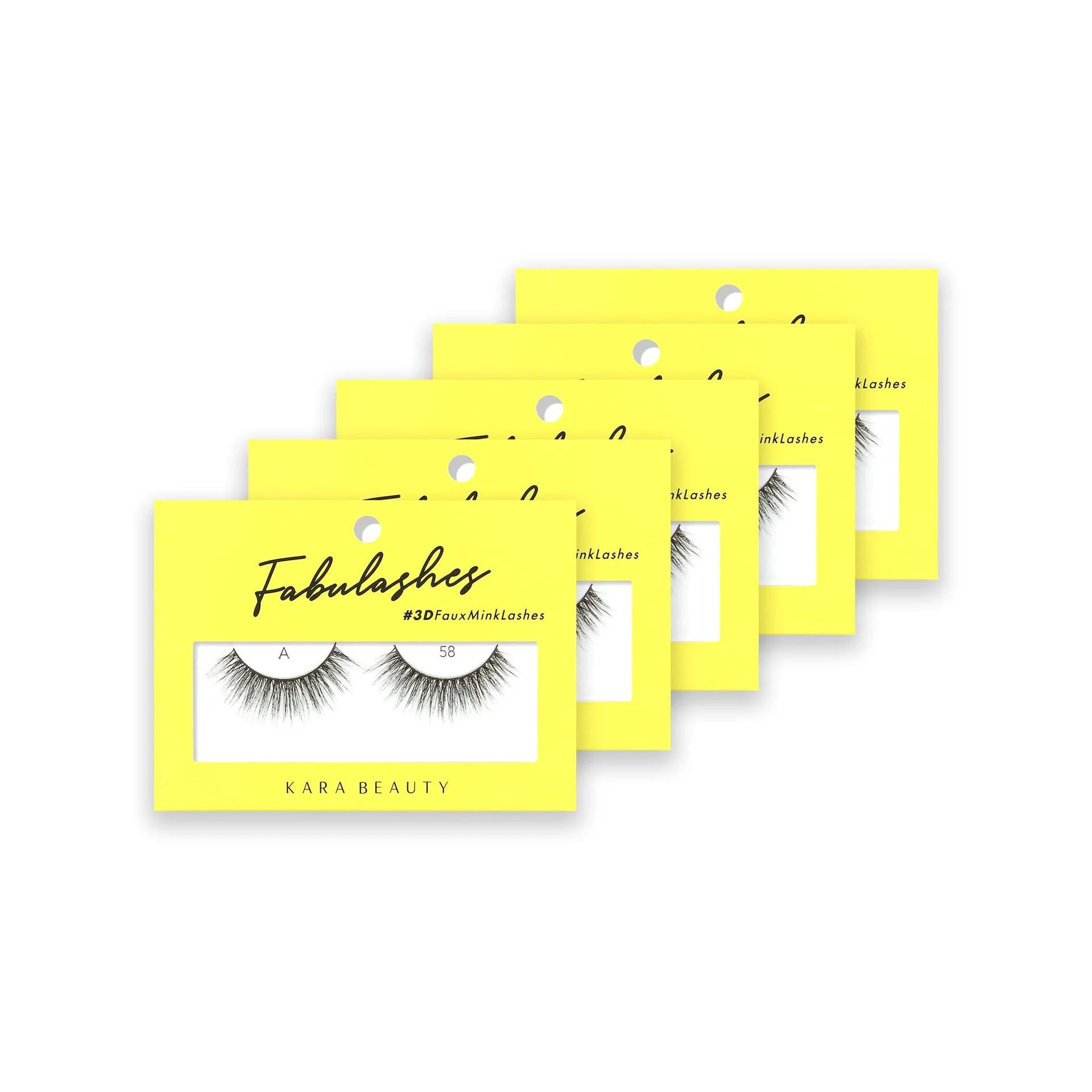 Kara Beauty A58 - 3d Faux Mink Lashes - MeStore - Kara Beauty