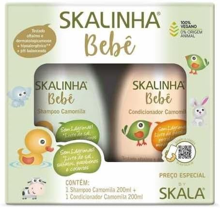 Kit Shampoo + Conditioner Skalinha Bebe Chamomile - MeStore - SKALA