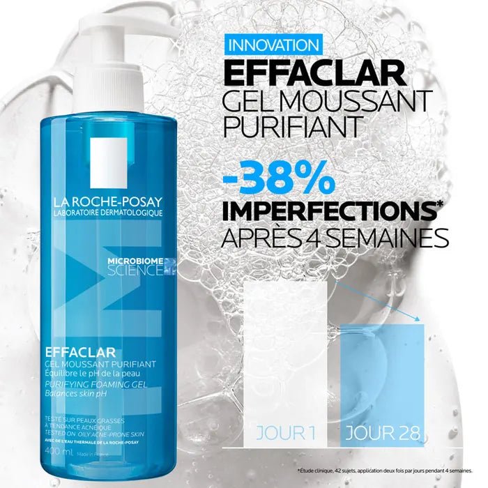 La Roche - Posay Effaclar Facial cleansing gel foam Acne - prone oily skin 2x400m - MeStore - La Roche Posay