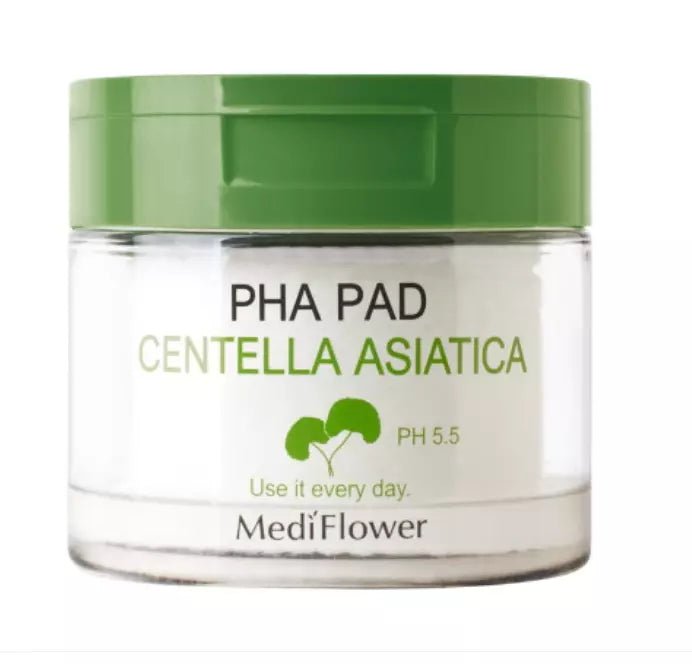 Medi Flower Centella Asiatica PHA Peeling Pad 60pc/180ml - MeStore - Medi Flower
