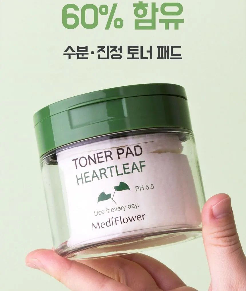 Medi Flower Heartleaf Daily Toner Pad - MeStore - Medi Flower