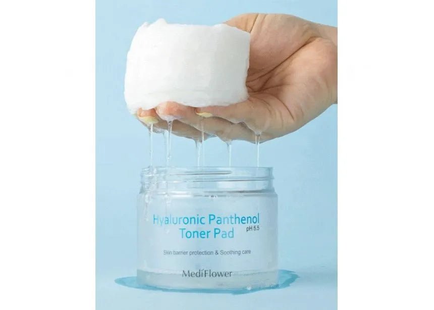 Medi Flower Hyaluronic Panthenol Toner Pad - MeStore - Medi Flower