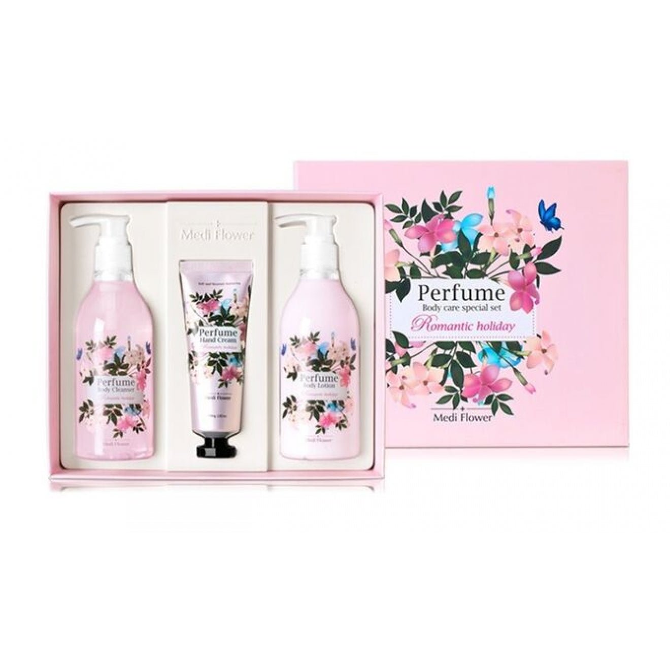 Medi Flower Perfume Body Care Special Set (Romantic Holiday)  - MeStore - SKIN1004