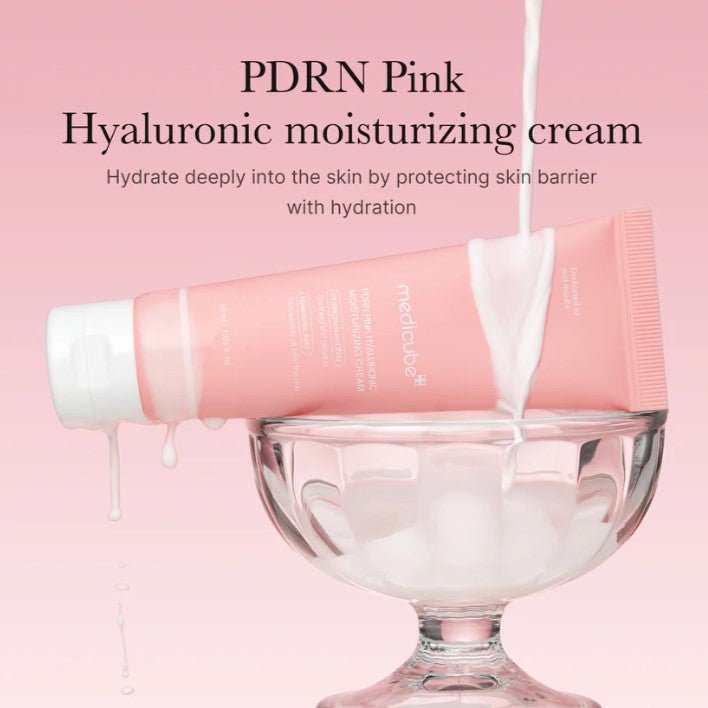 MEDICUBE - PDRN PINK HYALURONIC MOISTURIZING CREAM 50ML - MeStore - MEDICUBE