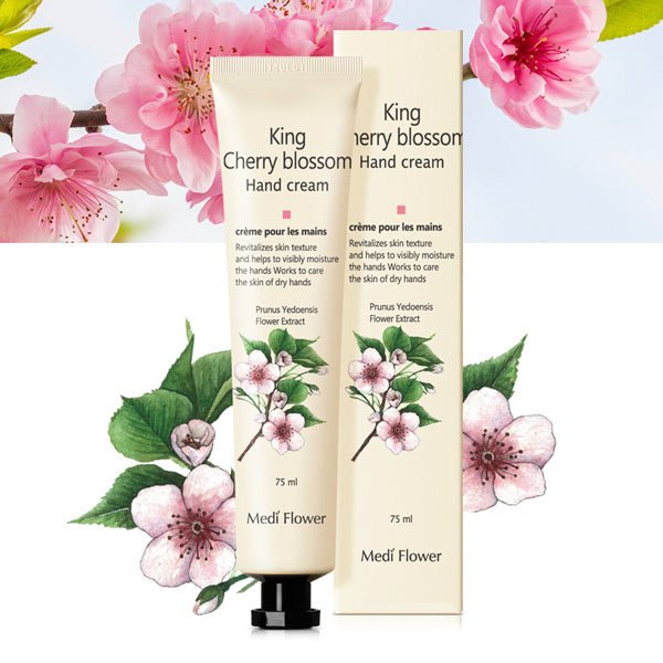 MediFlower Bonita Garden King Cherry blossom Hand Cream - MeStore - Medi Flower