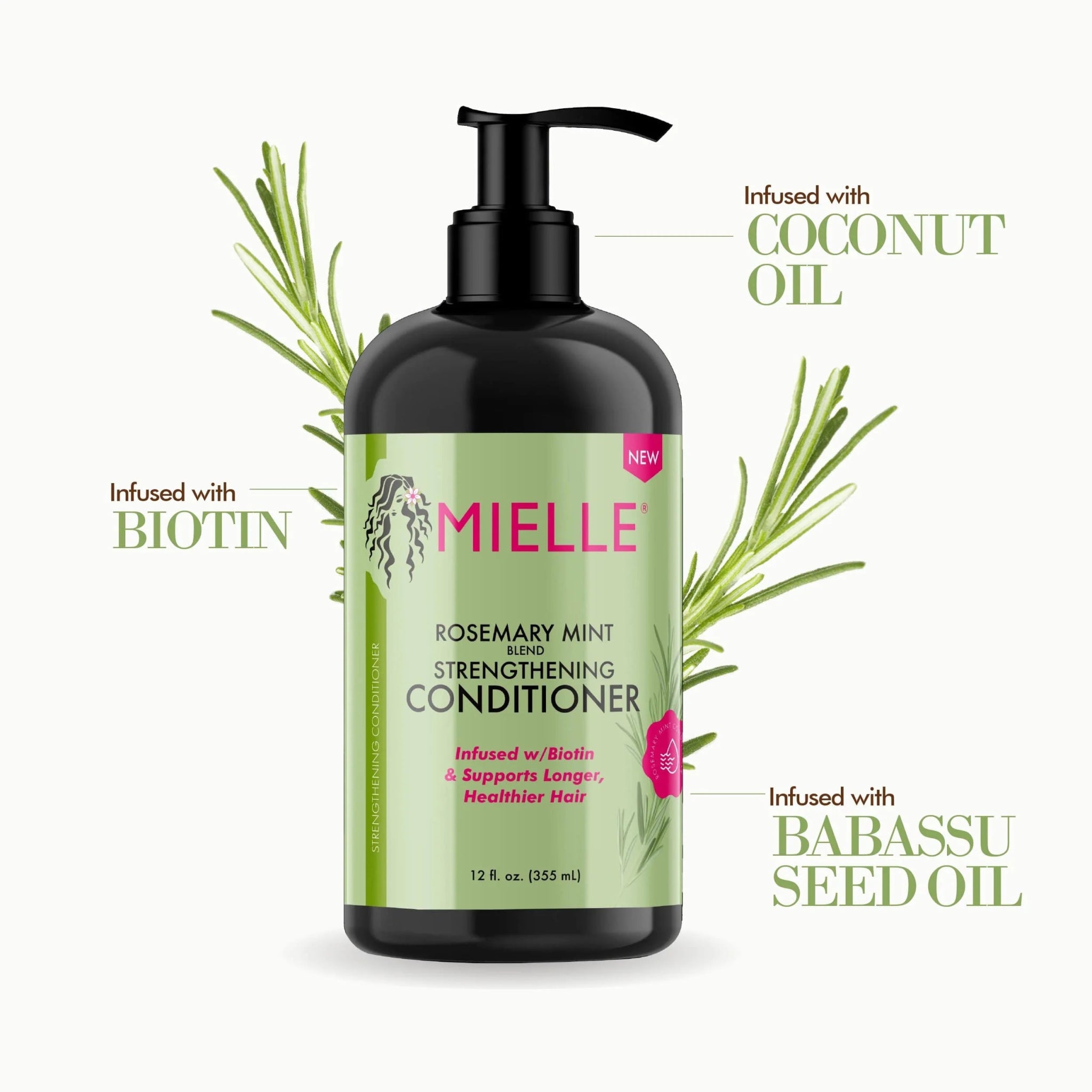 MIELLE ORGANICS - Rosemary Mint Leave - In Conditioner 12oz - MeStore - Mielle Organics