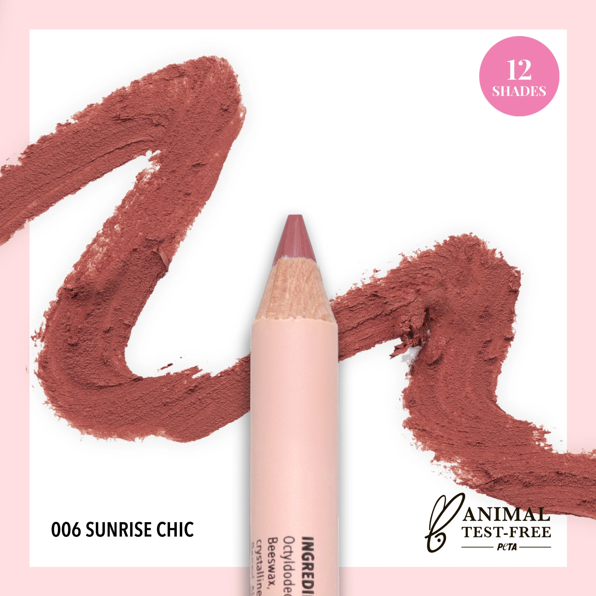 Moira - Signature Lip Pencil (006, Sunrise Chic) - MeStore - Moira Beauty