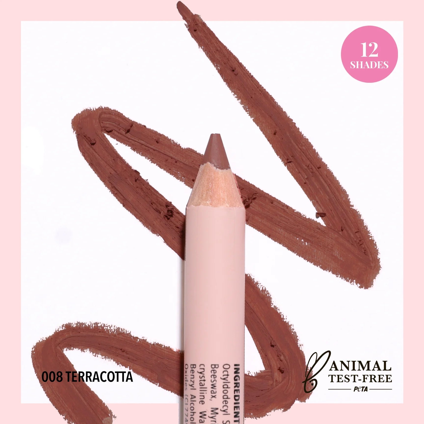 Moira Signature Lip Pencil (008, Terracotta) - MeStore - Moira Beauty