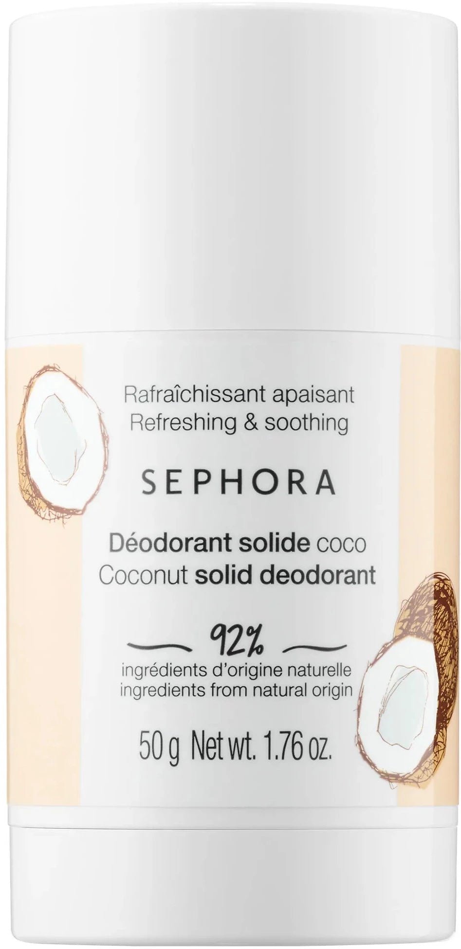 SEPHORA COCONUT SOLID DEODORANT 50G – MeStore