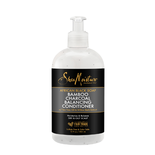 Shea Moisture African Black Soap Bamboo Charcoal Balancing Conditioner 384ml - MeStore - Shea Moisture