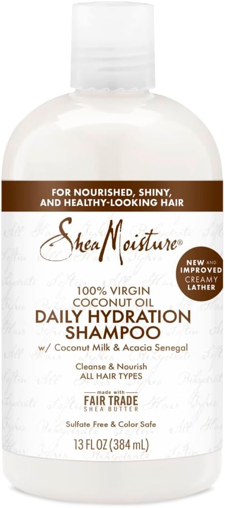 SheaMoisture 100% Virgin Coconut Oil Daily Hydration Shampoo 13 Oz - MeStore - Shea Moisture