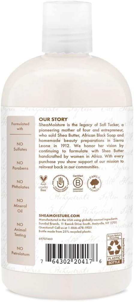 SheaMoisture 100% Virgin Coconut Oil Daily Hydration Shampoo 13 Oz - MeStore - Shea Moisture