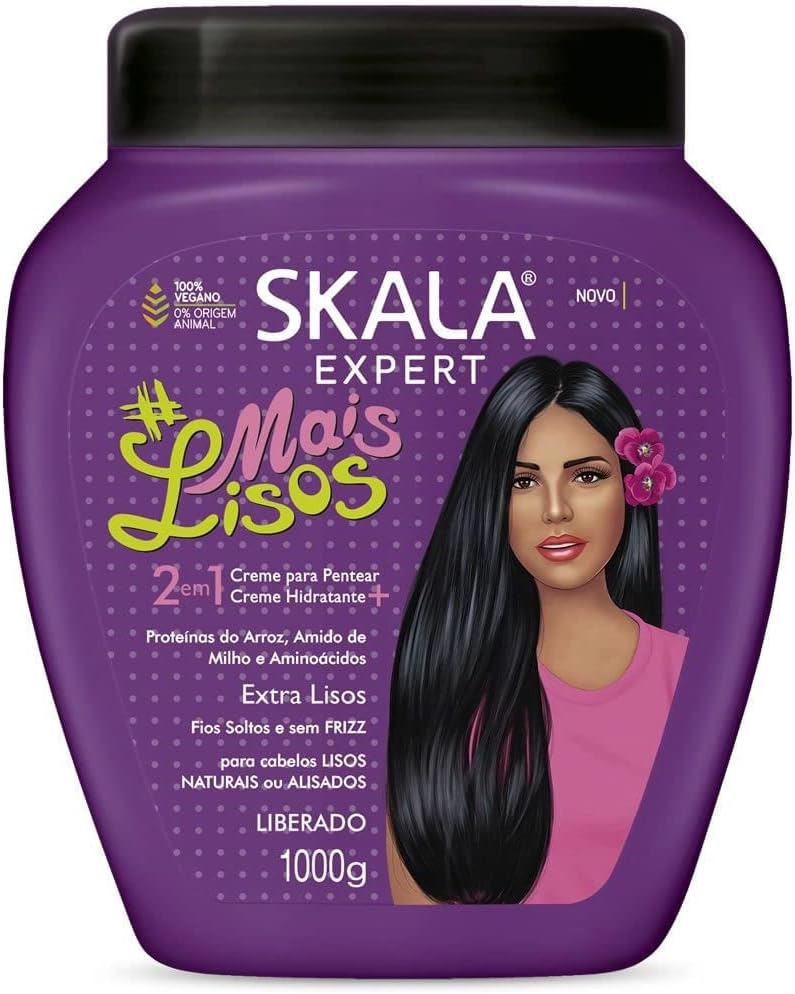 Skala Expert Mais Lisos Moisturizing Hair Cream And Conditioner With Rice Proteins 1kg - MeStore - SKALA