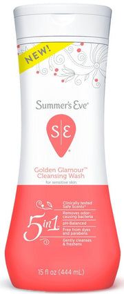 Summer's Eve Feminine Cleansing Wash, Golden Glamour 15 Fl Oz - MeStore - Summer's Eve