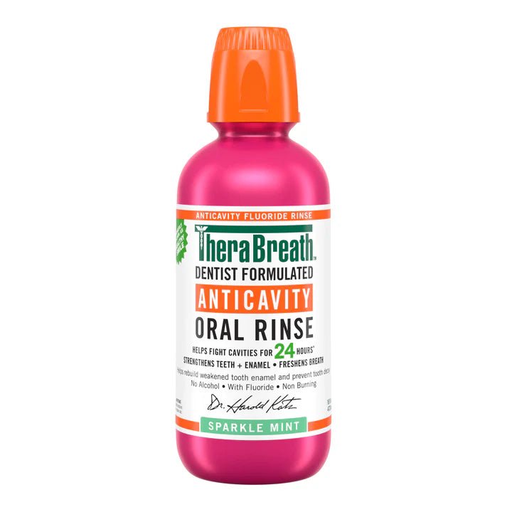 TheraBreath AntiCavity Oral Rinse Sparkle Mint - MeStore - TheraBreath