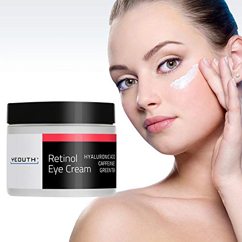 Yeouth 2.5% Retinol Eye Cream With Hyaluronicacid, Caffeine, Green Tea, 2oz - MeStore - Yeouth