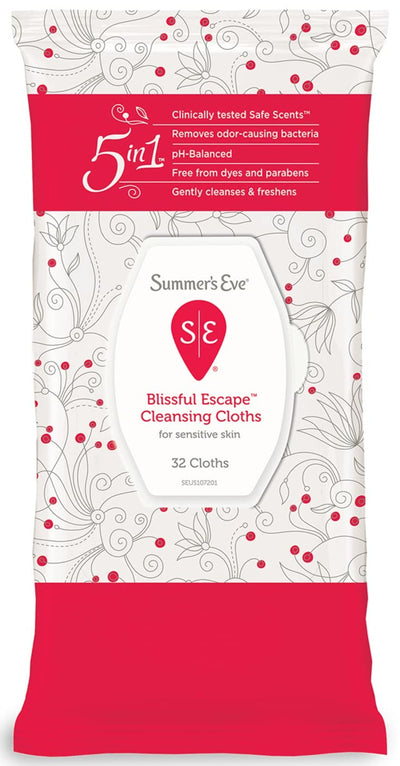 Summer's Eve Blissful Escape Cleansing Cloths - 32ct - MeStore