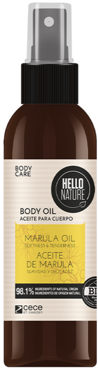 Hello Nature Marula Oil Body Oil 130 Ml : 1531 - MeStore