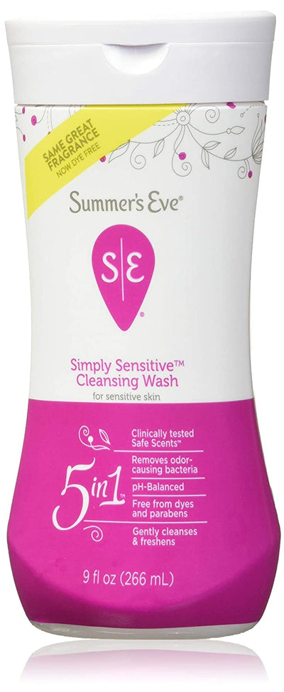 Summer's Eve Cleansing Wash, Simply Sensitive, 9 Oz. - MeStore