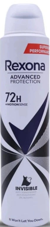 Rexona Invisible Advanced Protection Deodorant Spray - 200 ml