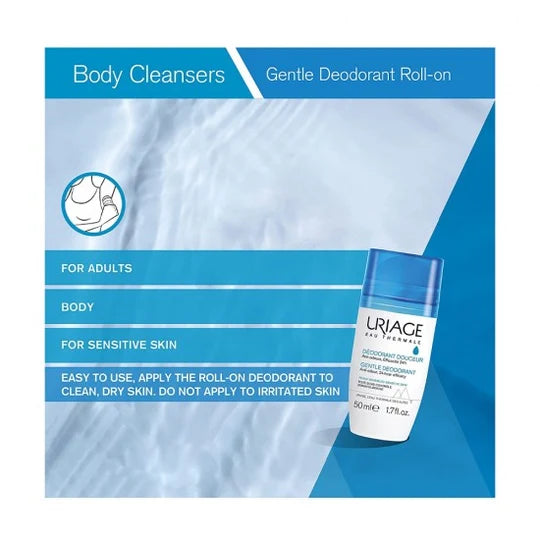 Uriage Gentle Deodorant Roll-On 3 50ml