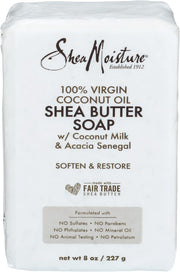 100% Virgin Coconut Oil Shea Butter Bar - 8 Oz - MeStore - Shea Moisture