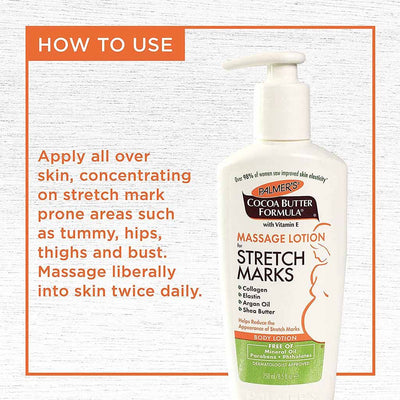 Palmers Cocoa Butter 250ml Massage Stretch Mark Lotion