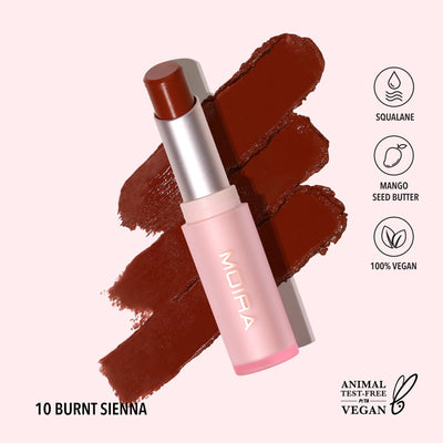 Moira - Signature Lipstick (010, Burnt Sienna)