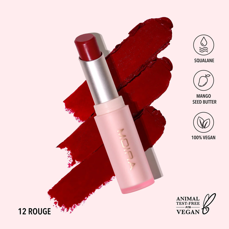 Moira - Signature Lipstick (012, Rouge)