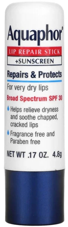 Aquaphor Lip Repair & Protect SPF 30 Stick Blister Card 0.17 Oz