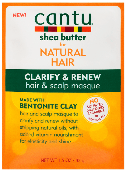 Cantu Shea Butter Clarify & Renew Hair & Scalp Masque 42gr