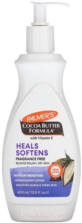 Palmers Cocoa Butter Lotion 400ml Fragrance Free