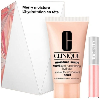 Clinique Merry Moisture 100H Auto-Replenishing Hydrator + Lip Gloss Set