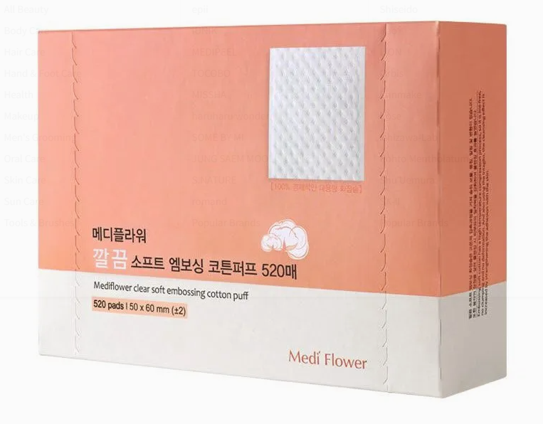 Medi Flower clean soft Cotton Puff