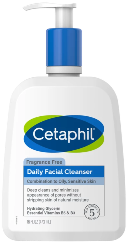 Cetaphil Daily Facial Cleanser Fragrance Free - 16 oz