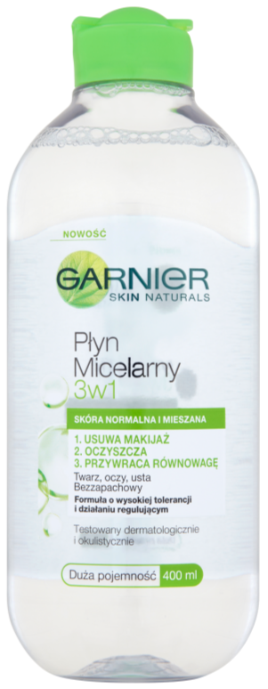 Garnier Essentials Micellar Liquid for Normal and Combination Skin 3in1 400ml