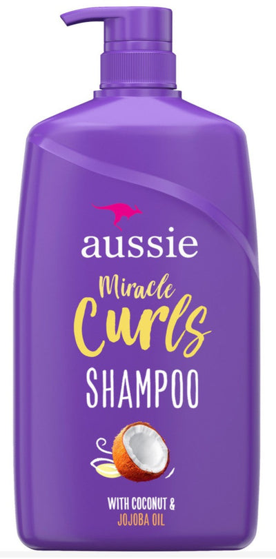 Aussie Miracle Curls With Coconut And Jojoba oil, Paraben Free Shampoo, 26.2 Oz
