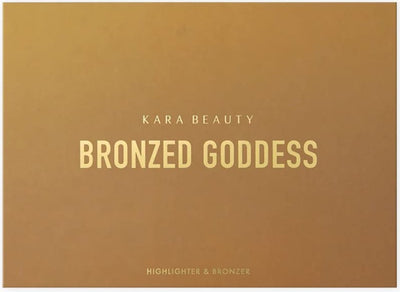 KARA BEAUTY BRONZED GODDESS 6-Shades Bronzer & Highlight Palette - VEGAN