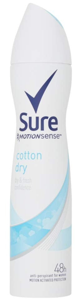 Sure Spray 250Ml Cotton Dry